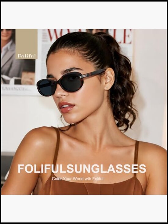 Polarized Square Sunglasses UV400 Protection Acetate Frame Trendy Shades main image 6